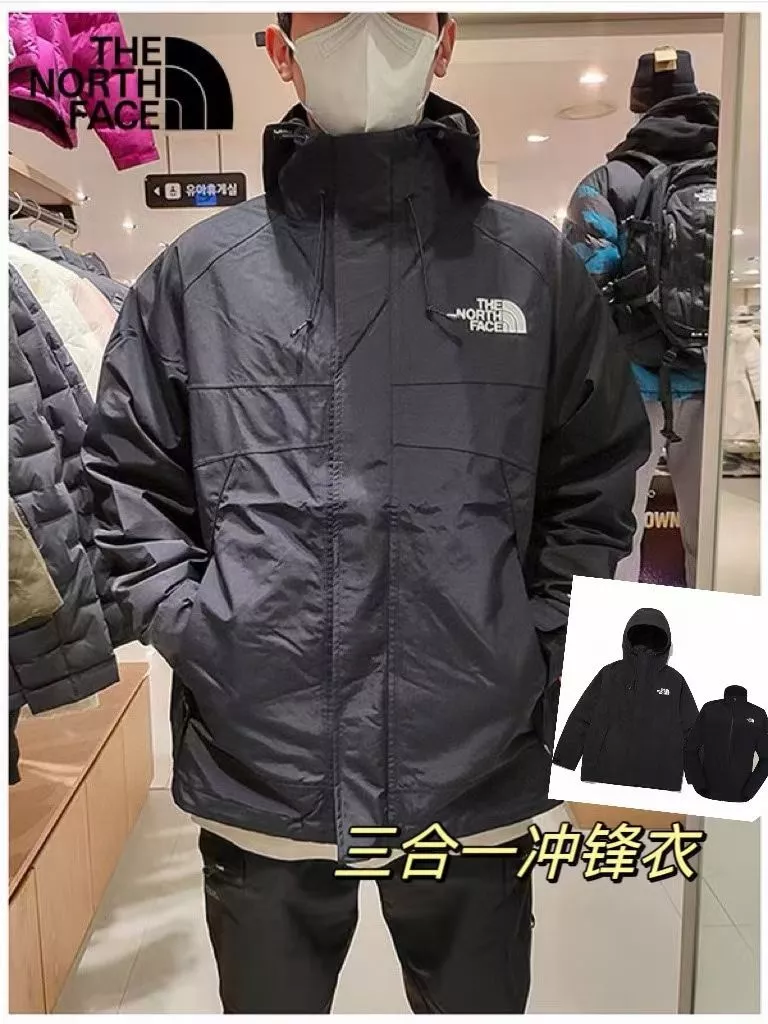 노스페이스 배색 탈착 내피 남녀공용 후드 재킷 상세 이미지 20