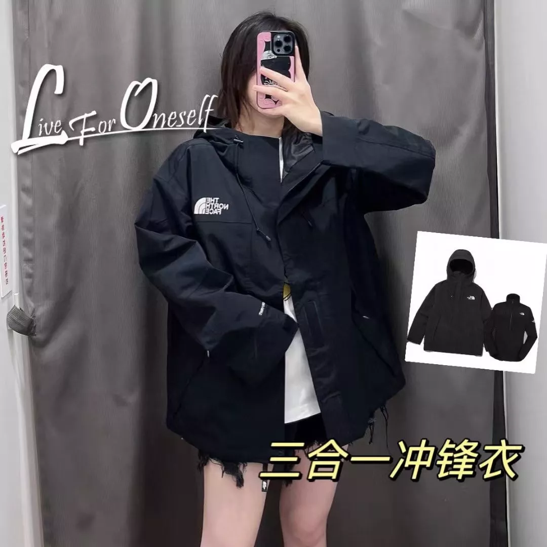 노스페이스 배색 탈착 내피 남녀공용 후드 재킷 상세 이미지 22