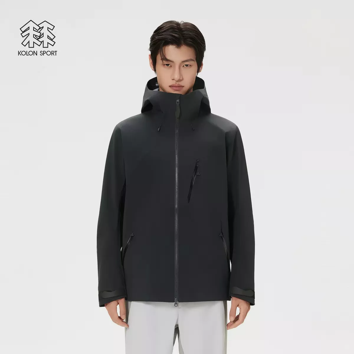 코오롱스포츠 발수 패널 남녀공용 후드 재킷 상세 이미지 18