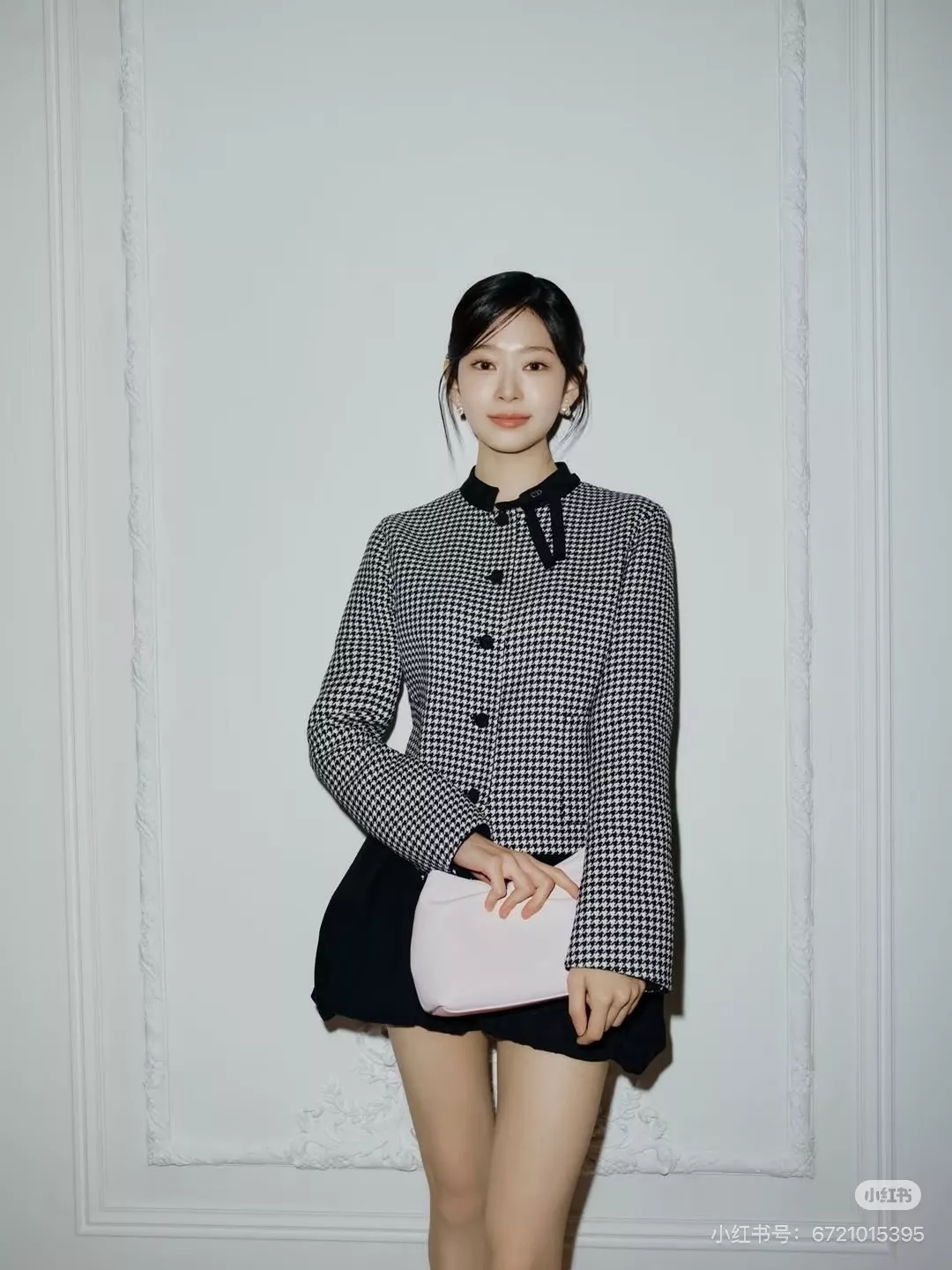 디올 하운드투스 리본 여성용 버튼 재킷 상세 이미지 42