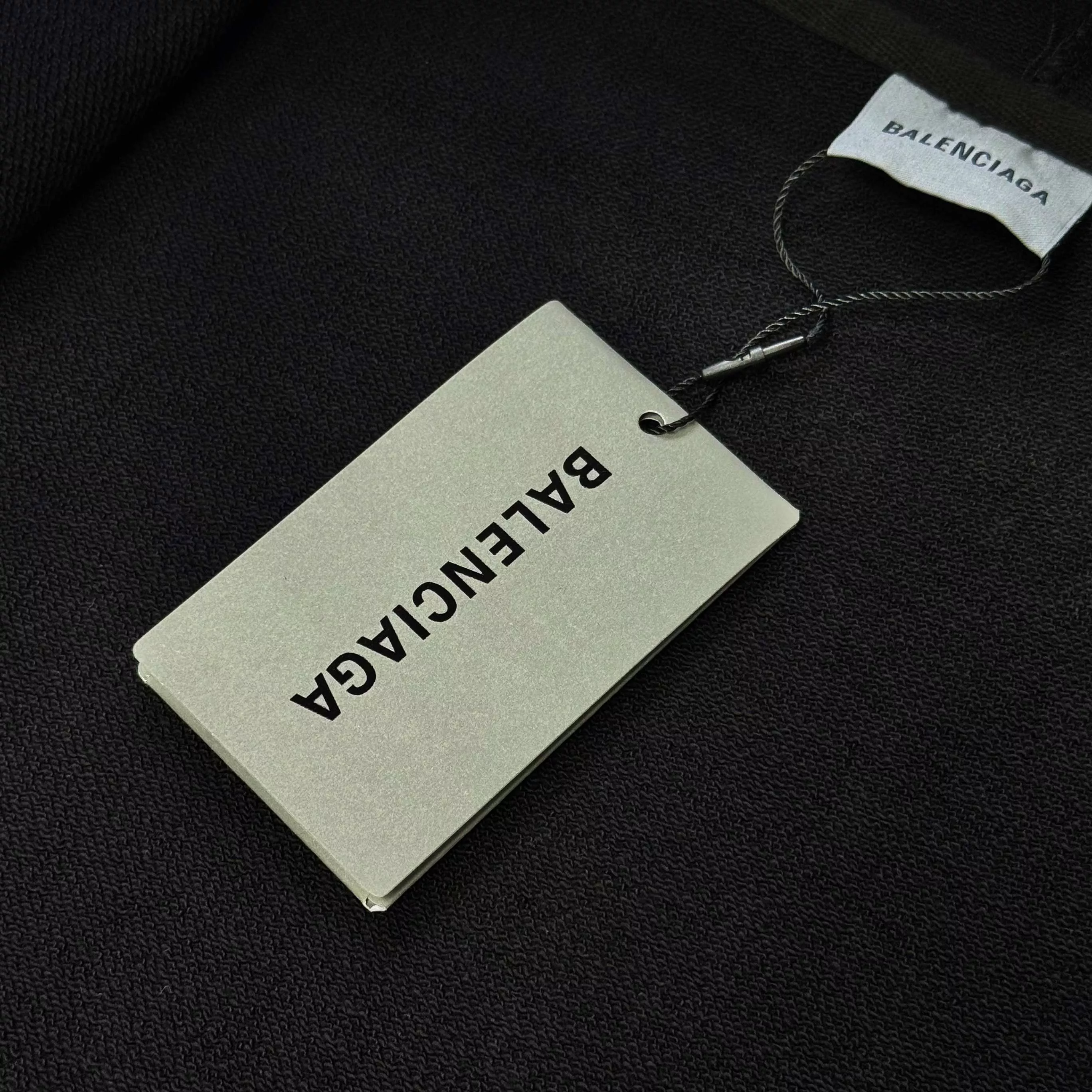 발렌시아가 워싱 면 자수 남녀공용 후드 재킷 상세 이미지 12