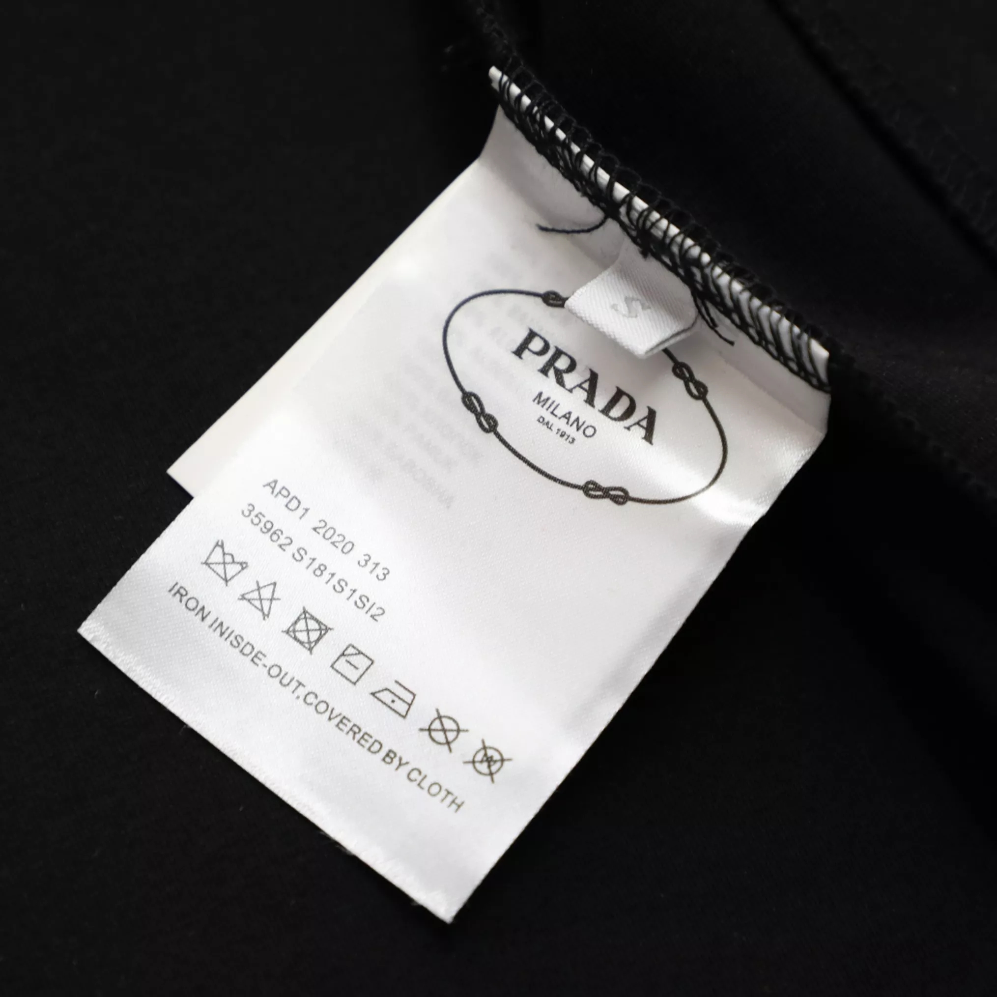 프라다 나일론 배색 남녀공용 후드 재킷 상세 이미지 13