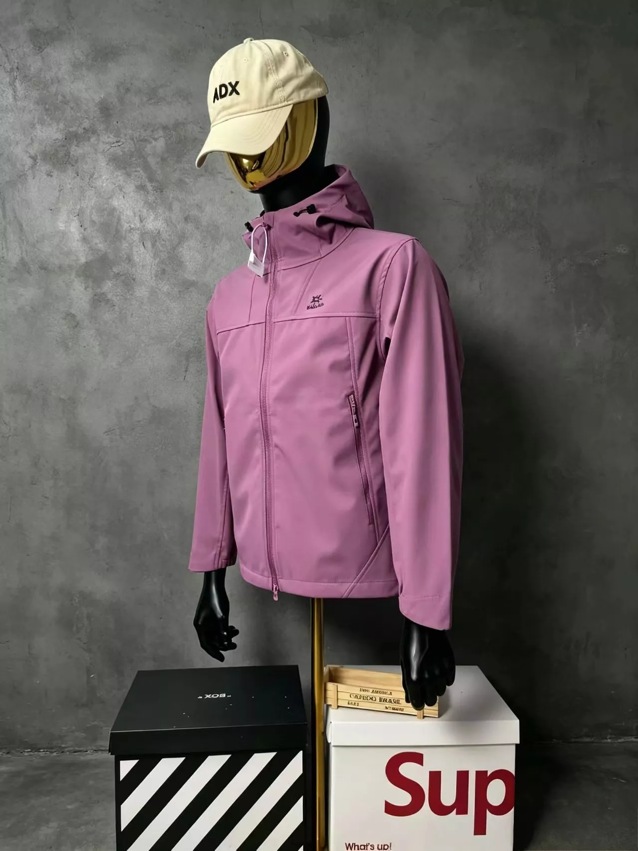 카일라스 자수 소프트셸 남녀공용 후드 재킷 상세 이미지 8