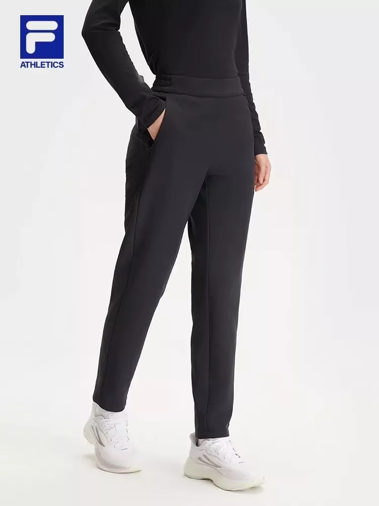 휠라 우븐 일자핏 남녀공용 트레이닝 팬츠 상세 이미지 9