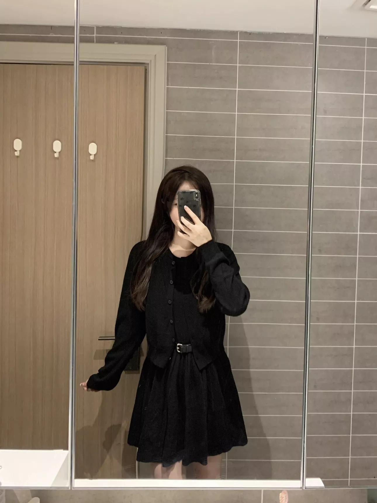 노브랜드 플리츠 원피스 가디건 여성용 투피스 상세 이미지 39