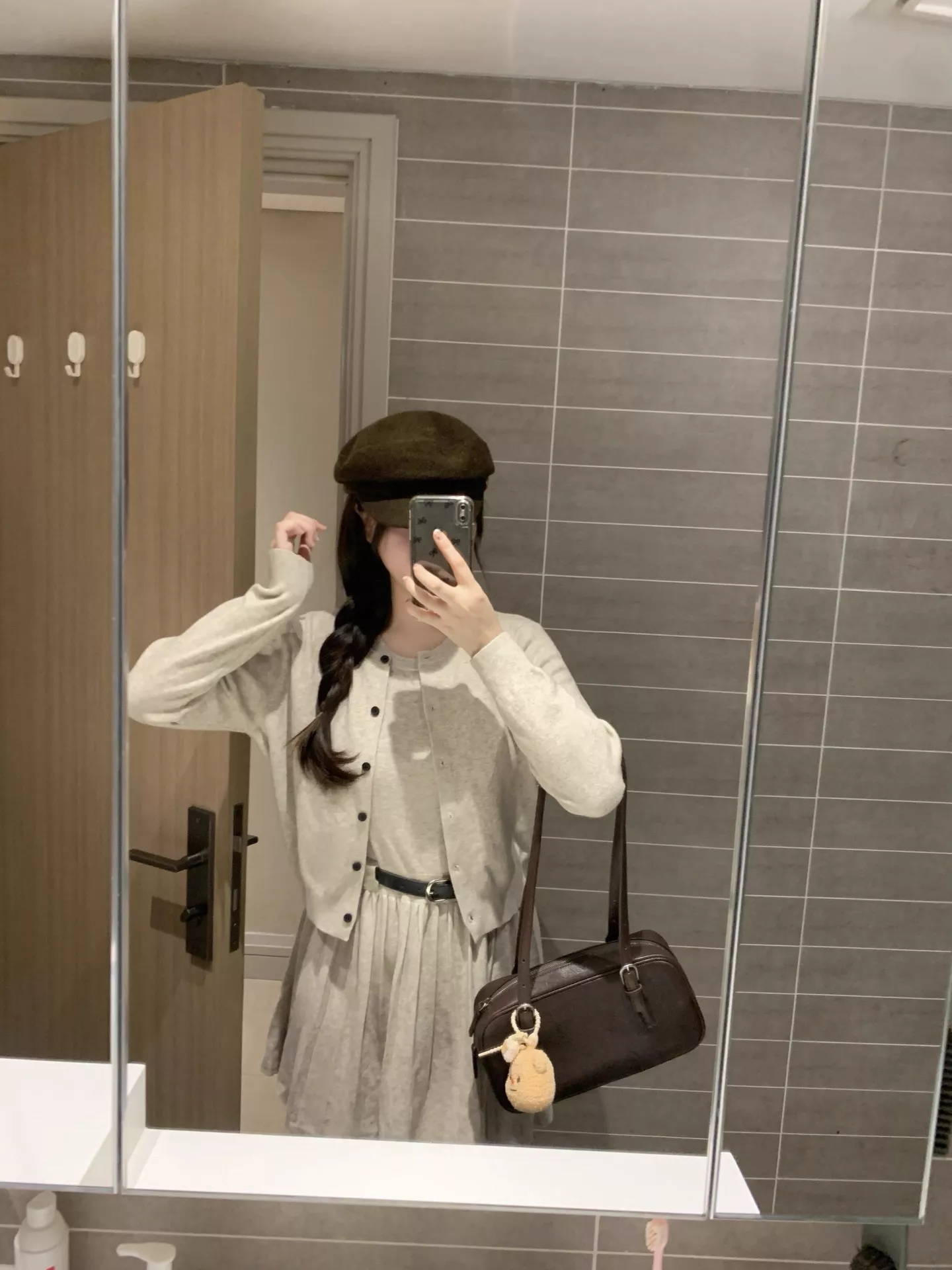 노브랜드 플리츠 원피스 가디건 여성용 투피스 상세 이미지 70