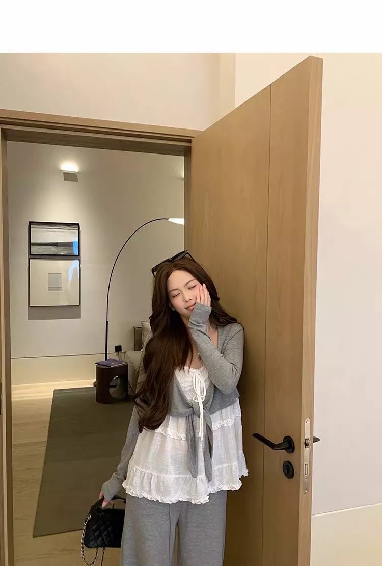 노브랜드 프릴 밑단 여성용 긴소매 티셔츠 상세 이미지 24