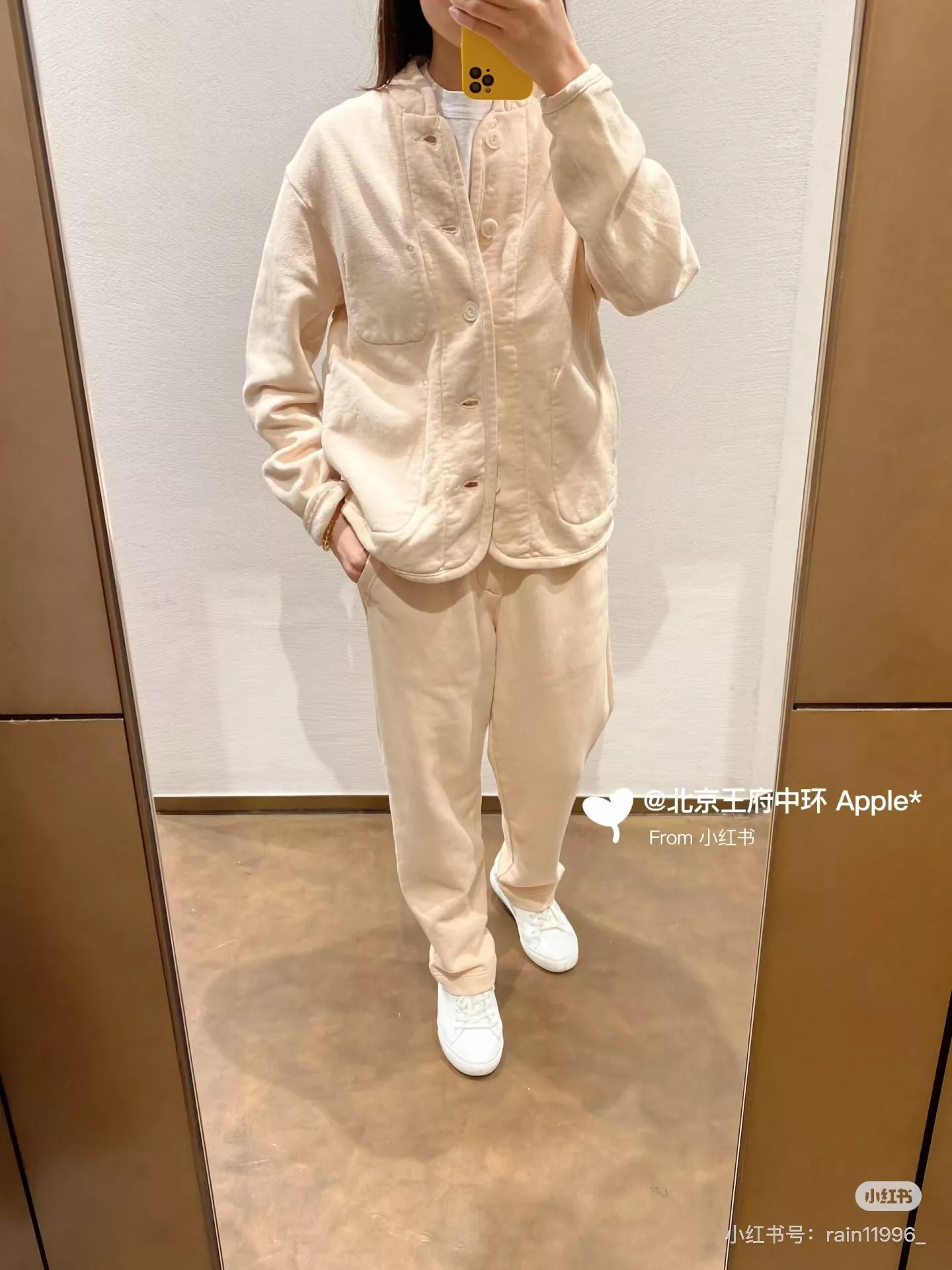 포티파이브알 스탠드넥 테리 여성용 버튼 재킷 상세 이미지 37
