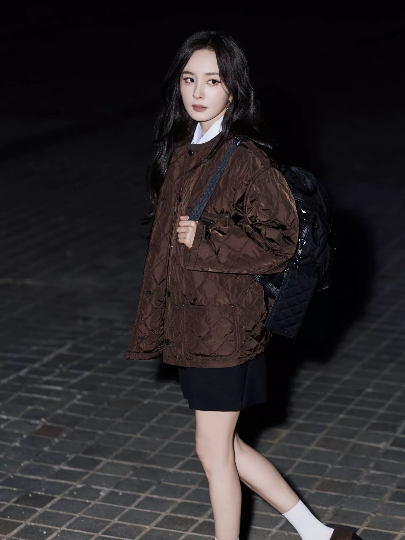 프라다 퀼팅 나일론 여성용 버튼 재킷 상세 이미지 22