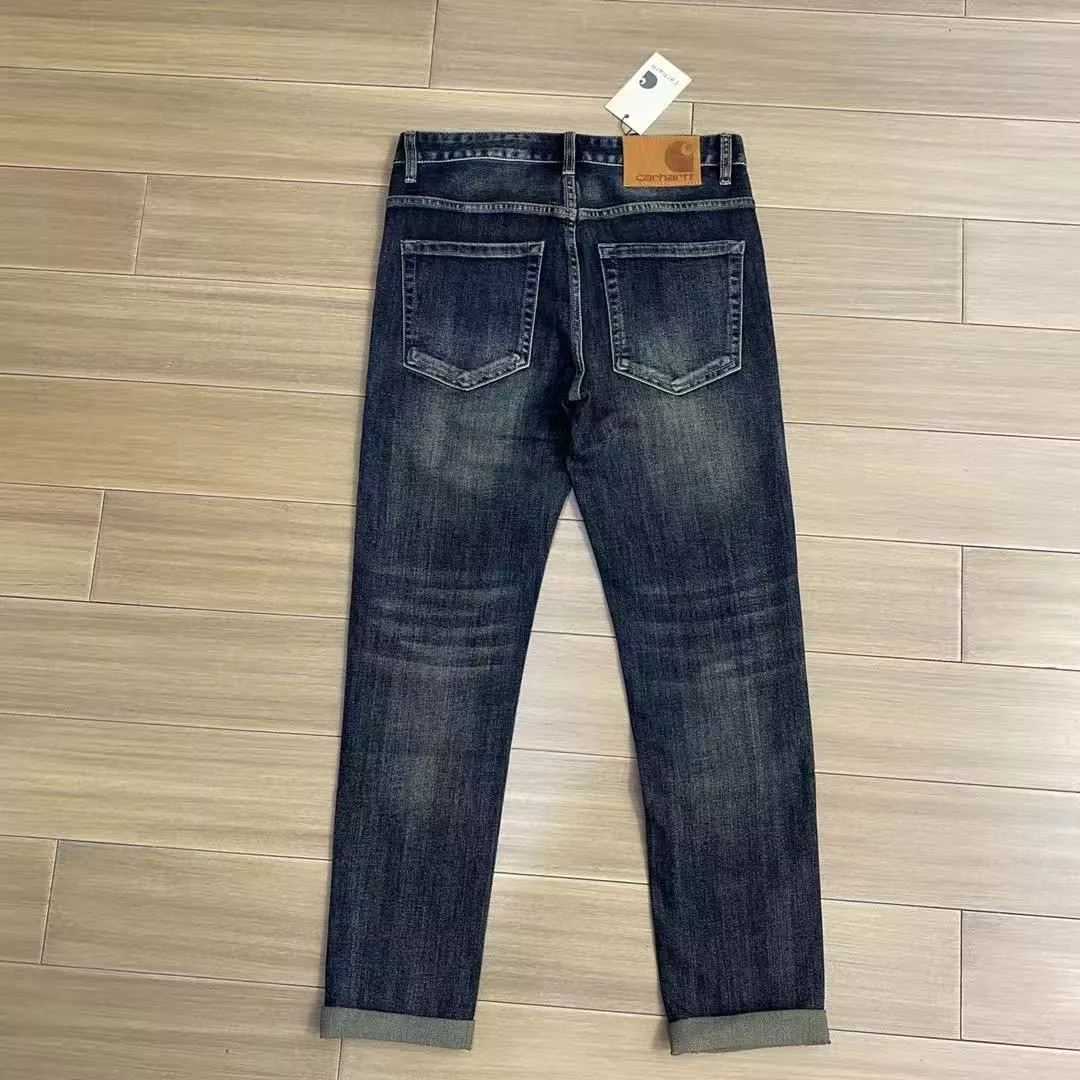 칼하트 워싱 오버핏 남녀공용 데님 팬츠 상세 이미지 5