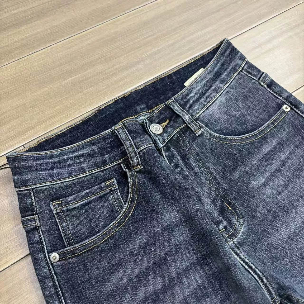크롬하츠 워싱 롱 타입 남녀공용 데님 팬츠 상세 이미지 2