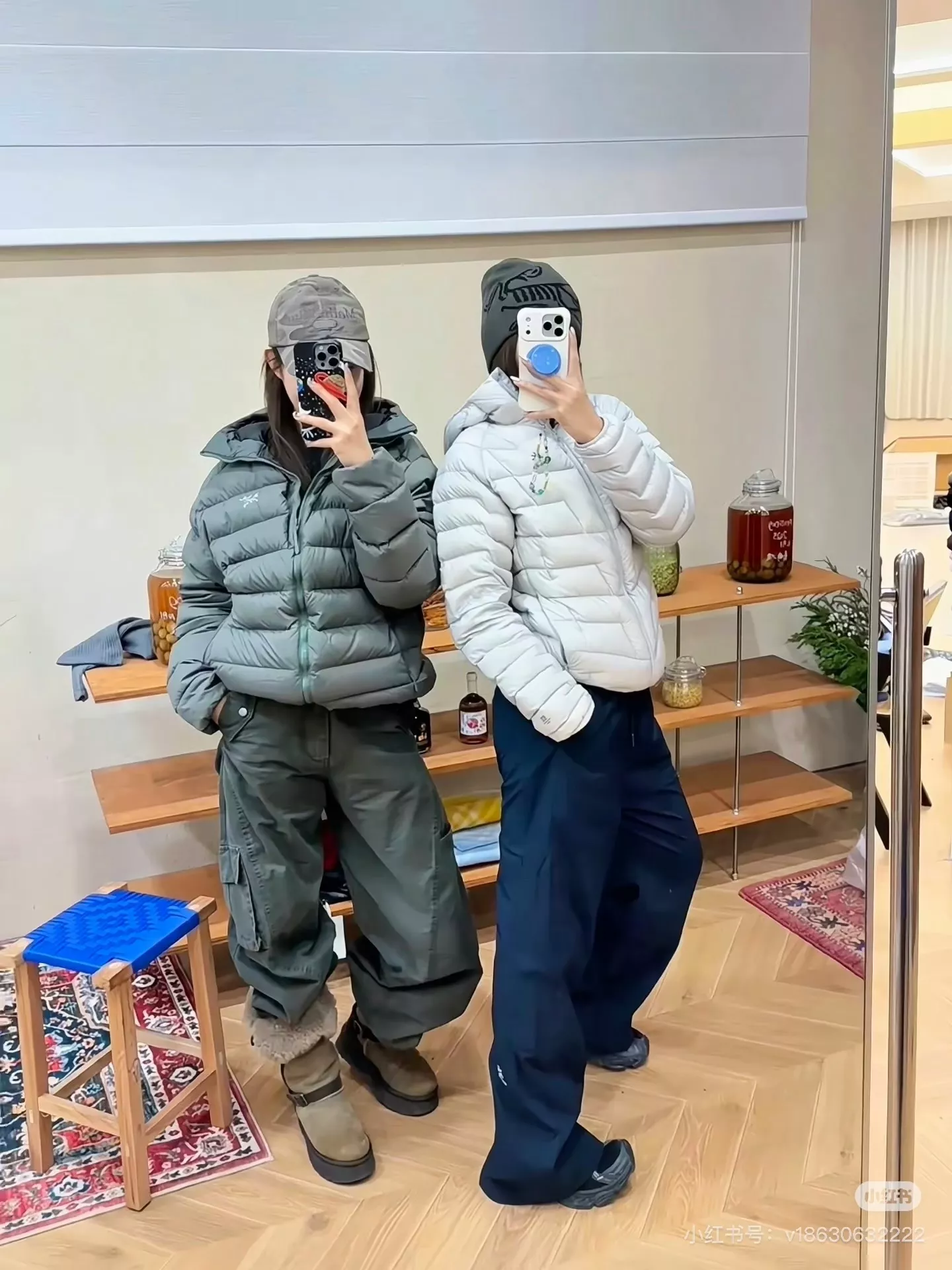아크테릭스 후드 퀼팅 남녀공용 쇼트 패딩 상세 이미지 25