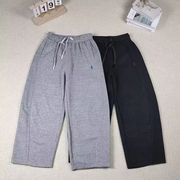 랄프로렌 말 자수 와이드 남녀공용 트레이닝 팬츠
