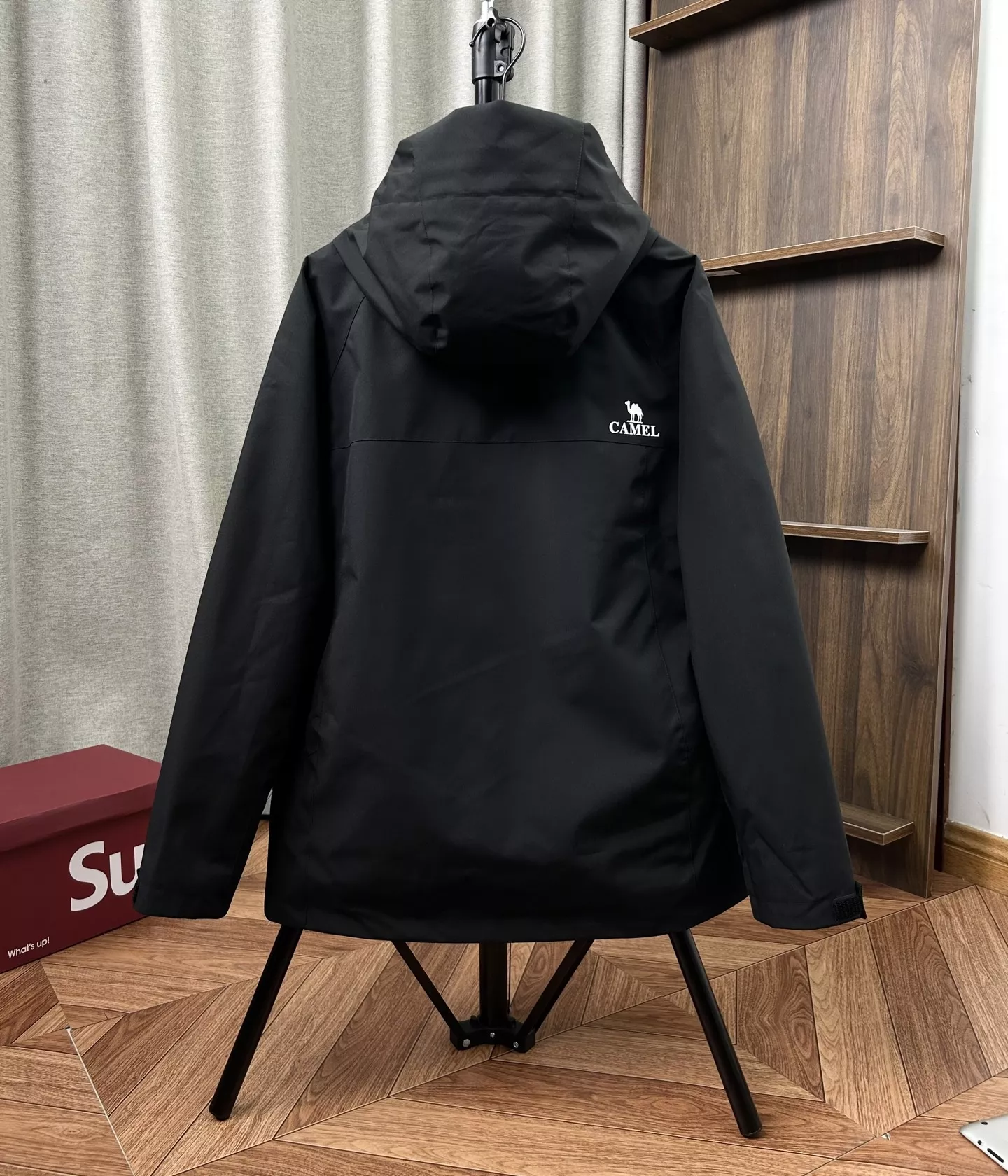 카멜 탈부착 내피 남녀공용 쇼트 패딩 상세 이미지 13