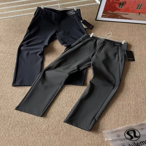 룰루레몬 밴딩 일자핏 남녀공용 캐쥬얼 팬츠