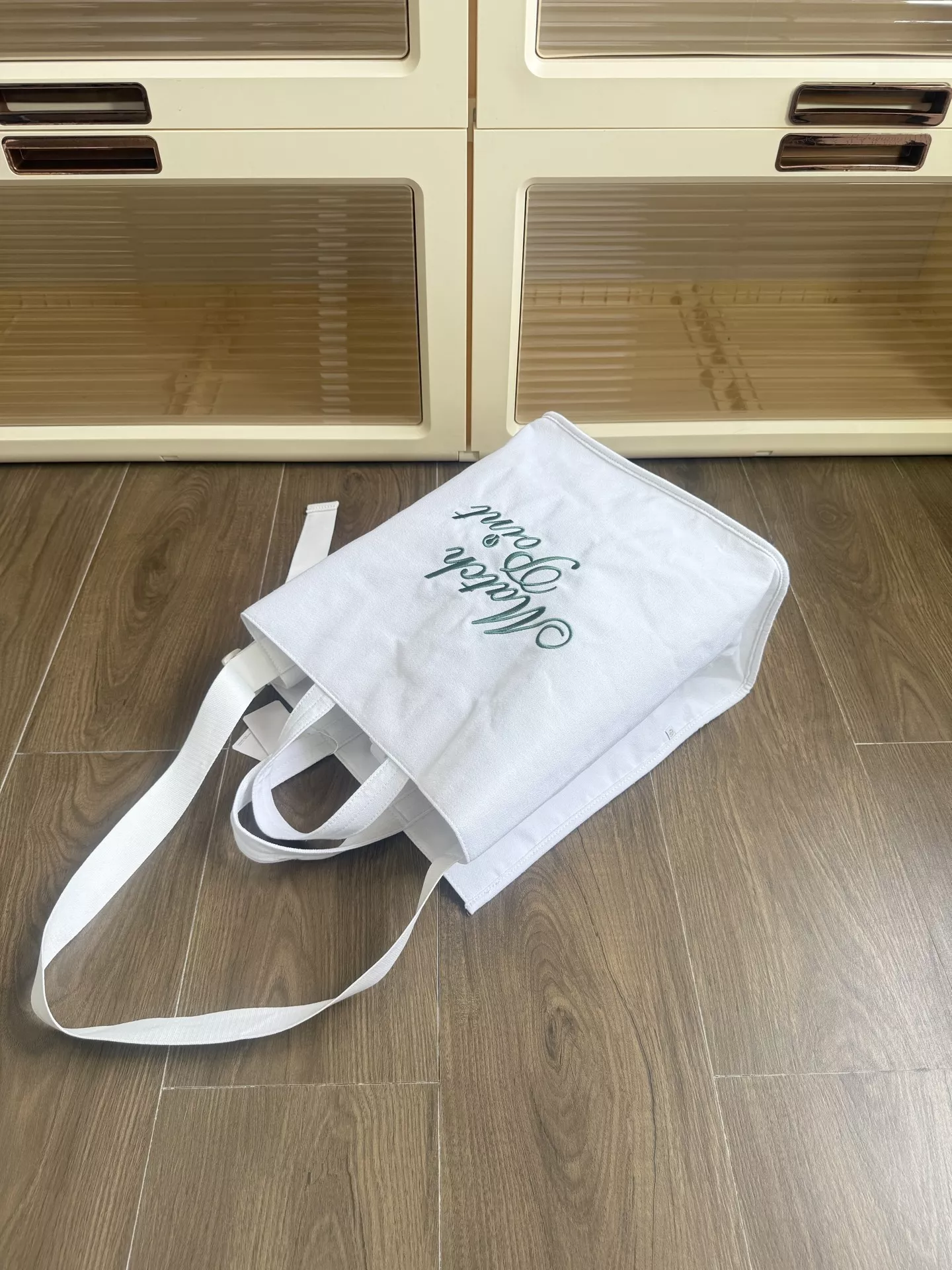 룰루레몬 레터링 자수 순면 캔버스 토트백 상세 이미지 19
