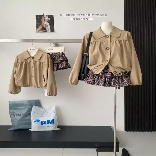 노브랜드 레오파드 프릴 재킷 여성용 투피스