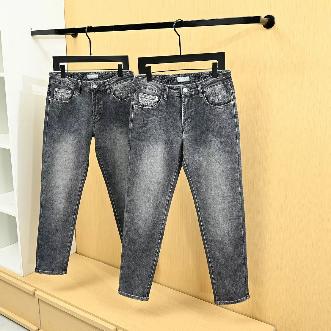 디올 워싱 직선핏 남녀공용 데님 팬츠 상세 이미지 3