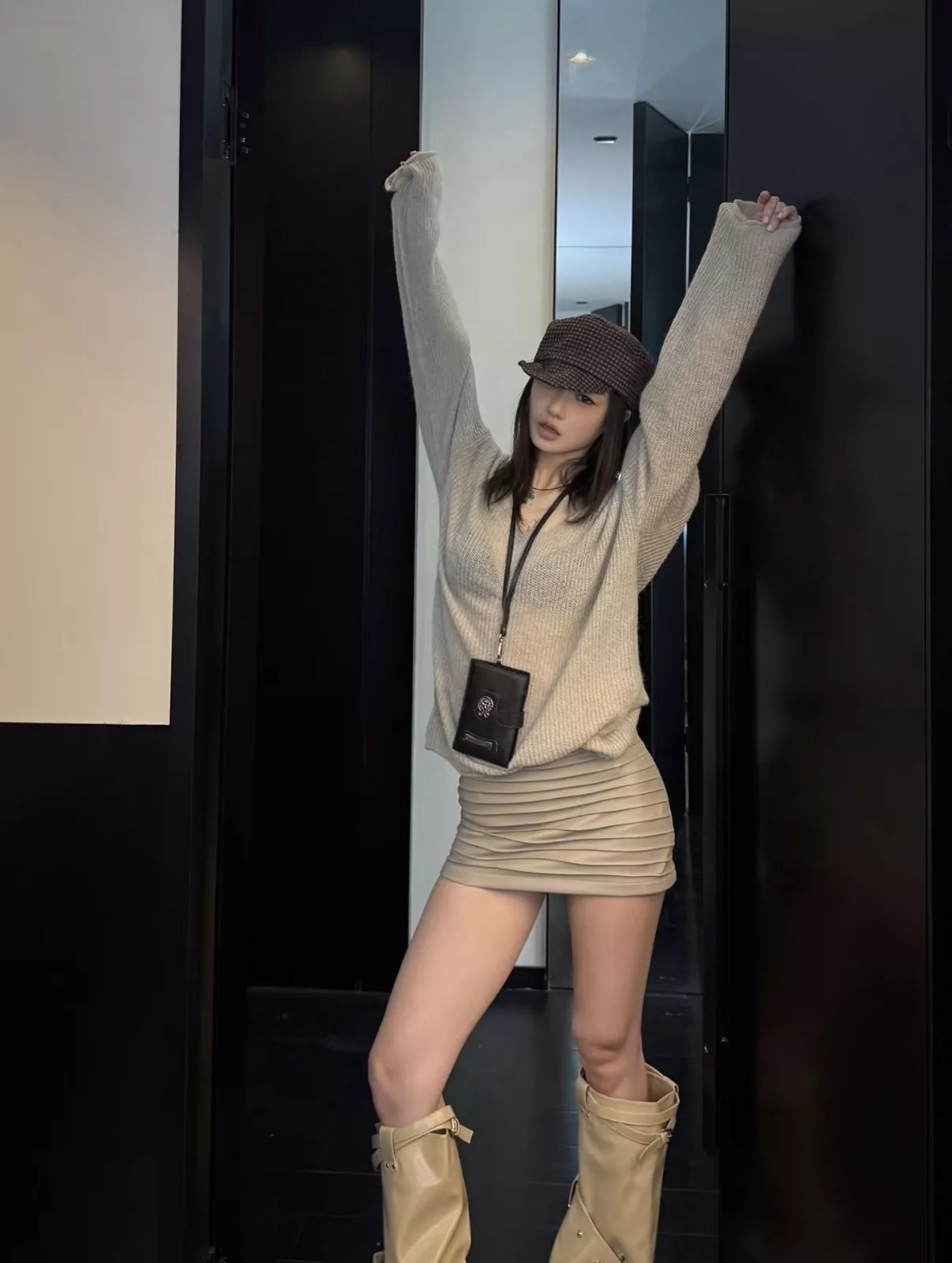 크롬하츠 소가죽 말굽 장식 여권 케이스 세트 상세 이미지 4