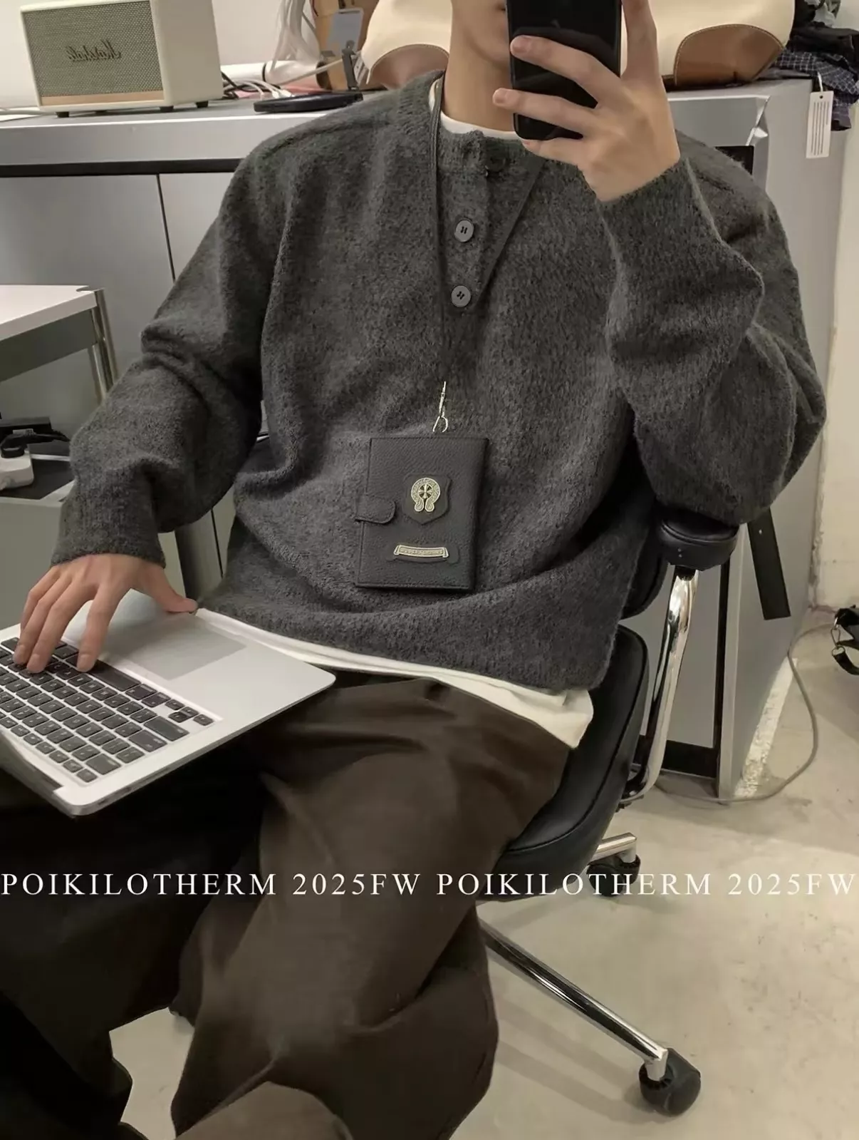크롬하츠 소가죽 말굽 장식 여권 케이스 세트 상세 이미지 67