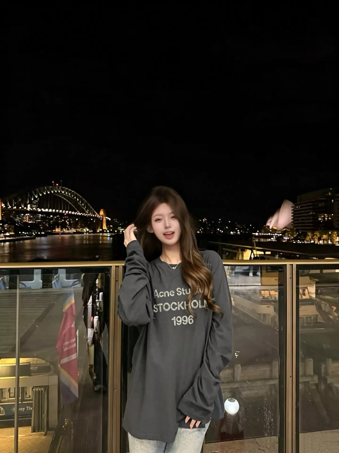 아크네스튜디오 빈티지 비즈 자수 여성용 긴소매 티셔츠 상세 이미지 20