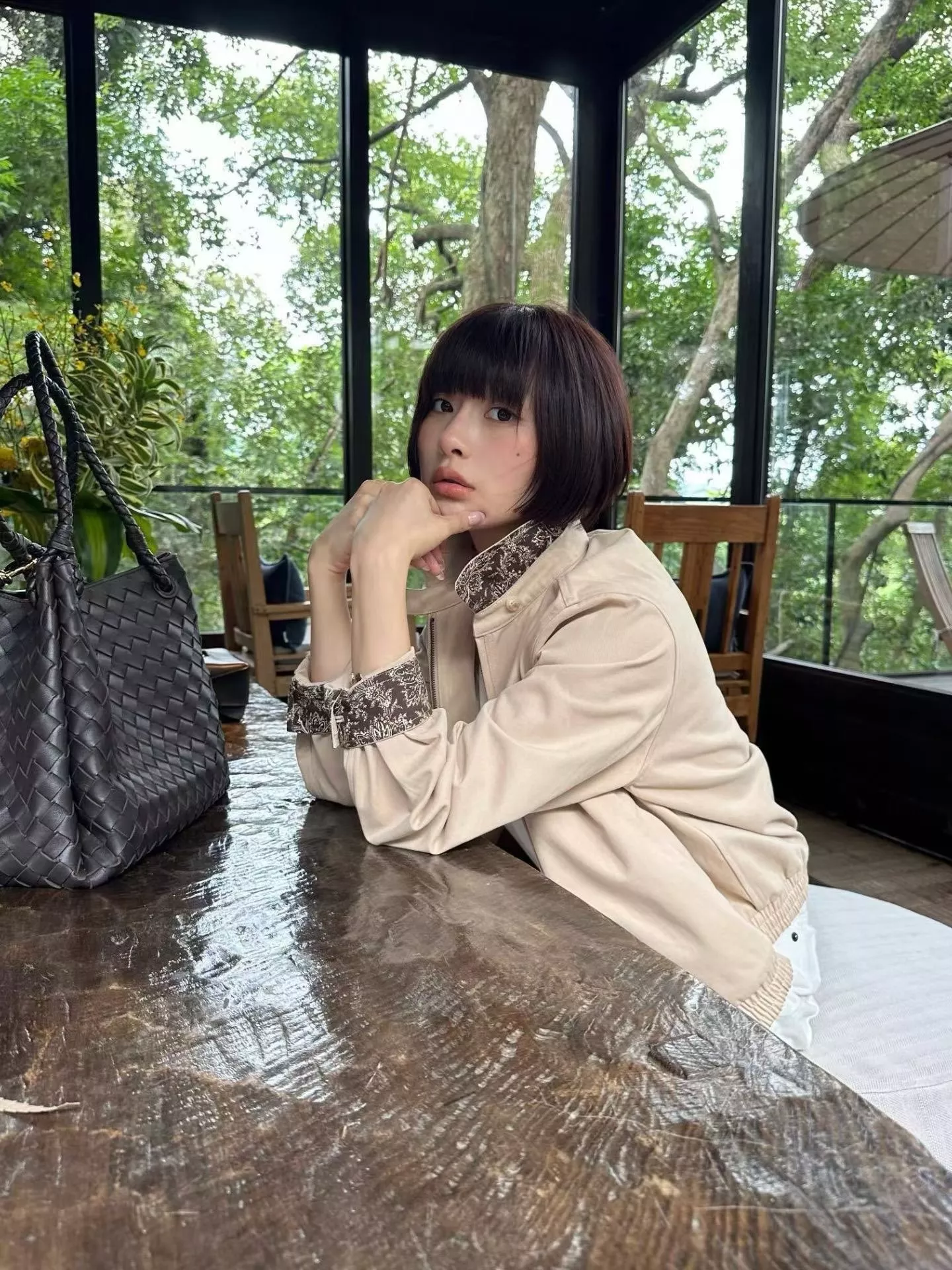 랄프로렌 자수 카라 패턴 소매 여성용 집업 재킷 상세 이미지 21