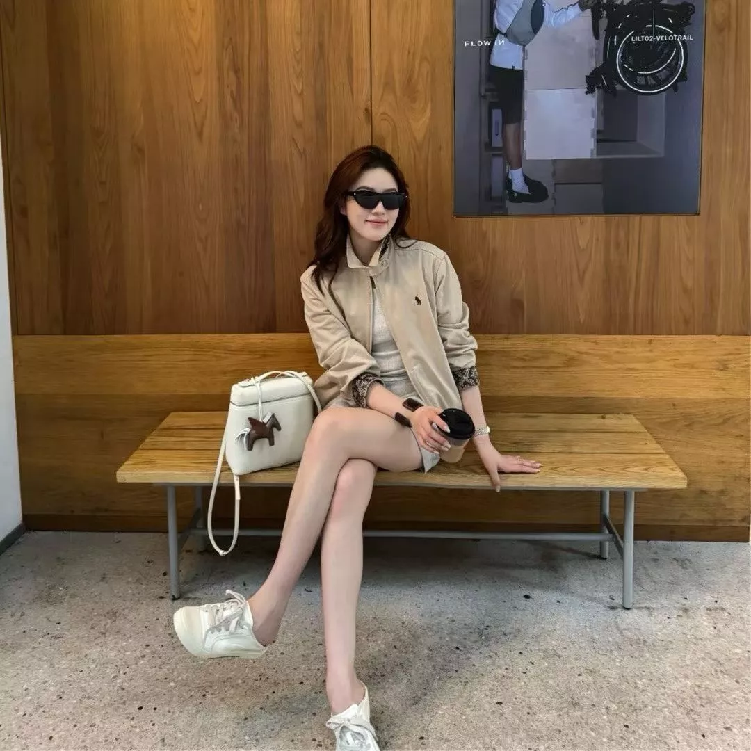 랄프로렌 자수 카라 패턴 소매 여성용 집업 재킷 상세 이미지 30