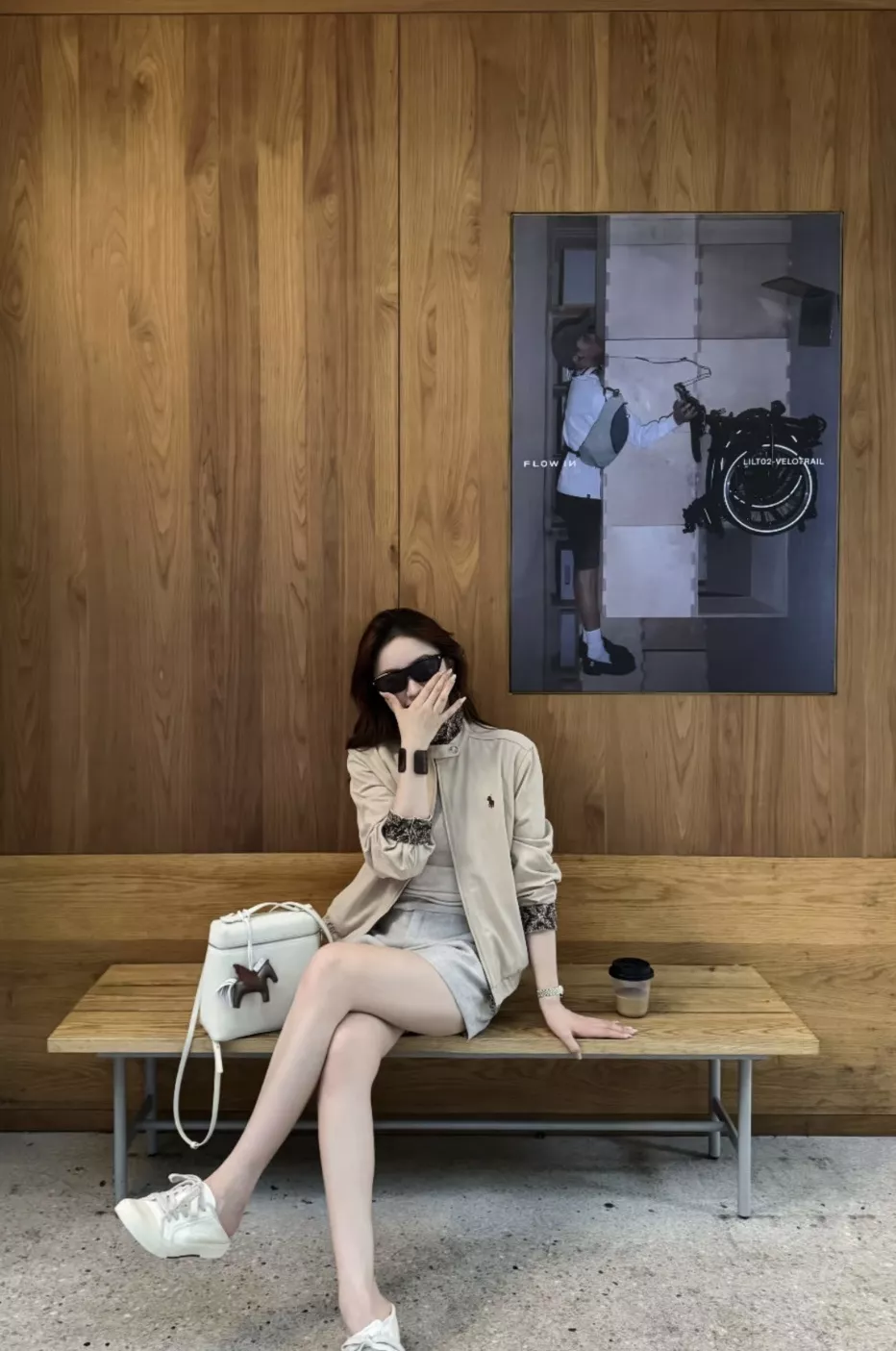 랄프로렌 자수 카라 패턴 소매 여성용 집업 재킷 상세 이미지 9