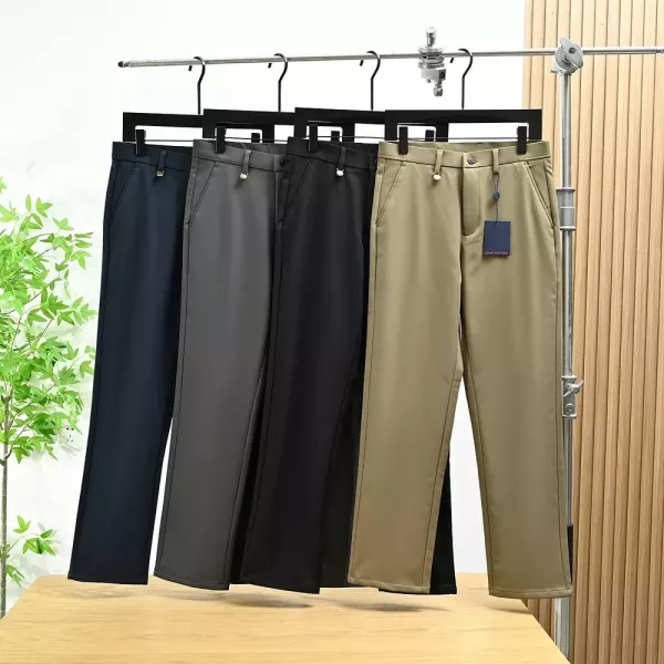 루이비통 신축성 직선핏 남녀공용 슬렉스 팬츠