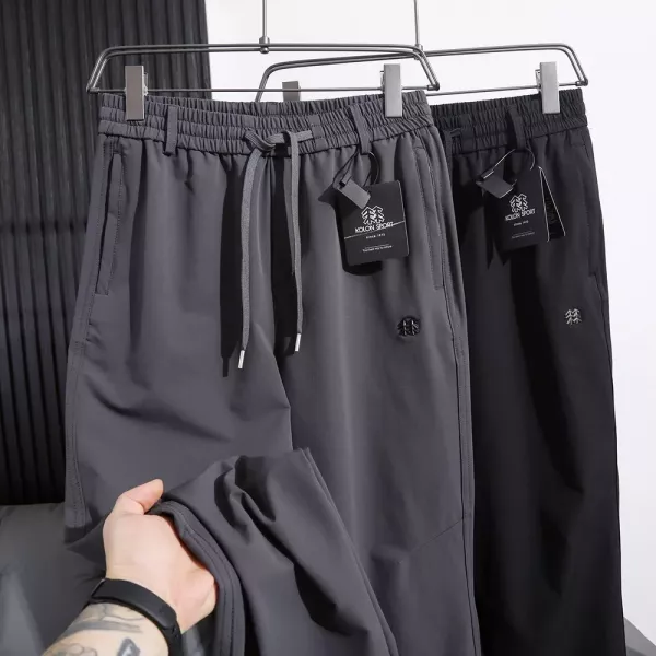 코오롱스포츠 플리스 안감 테이퍼드 남녀공용 트레이닝 팬츠