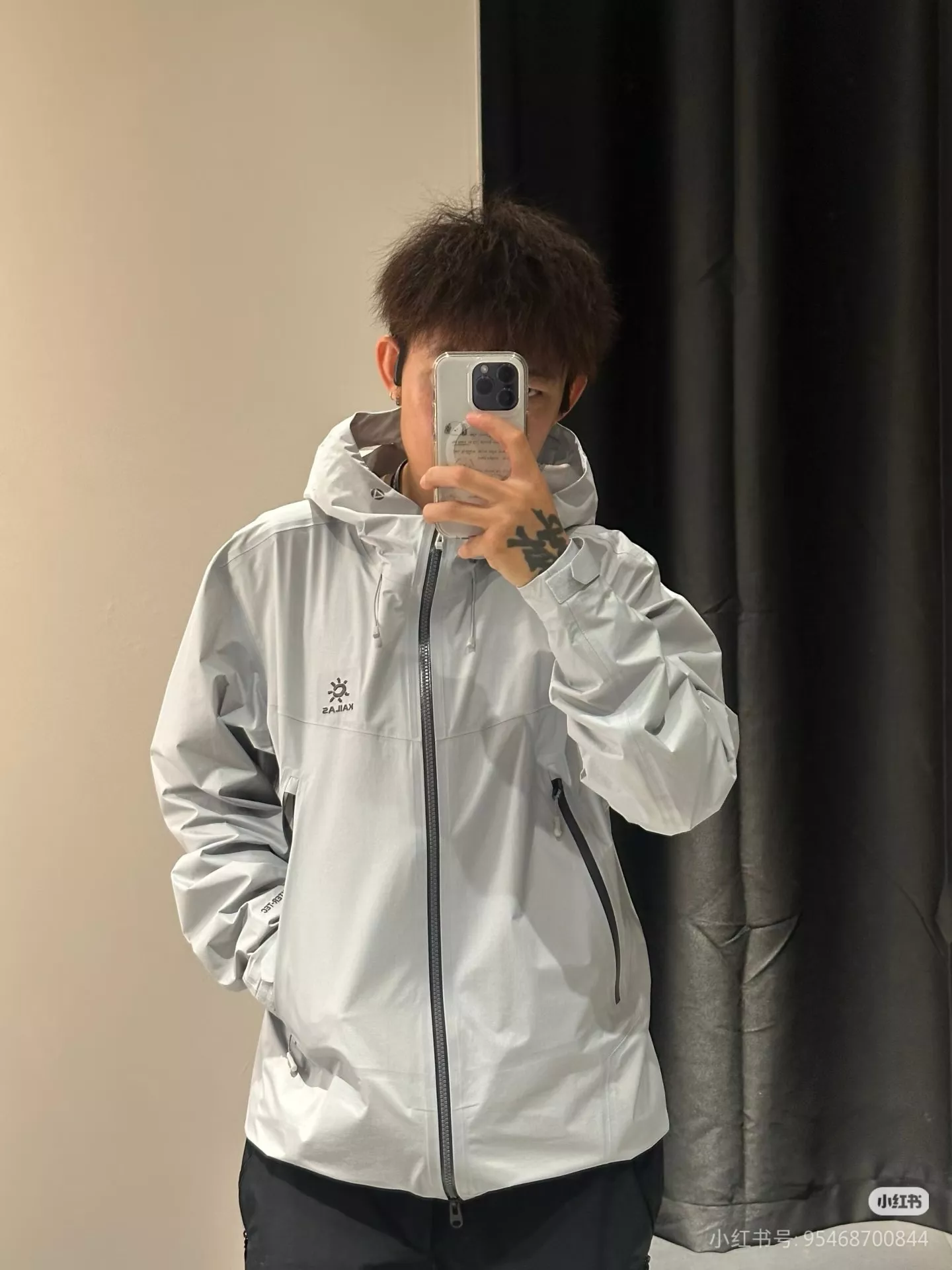 카일라스 3층 나일론 남녀공용 후드 재킷 상세 이미지 23