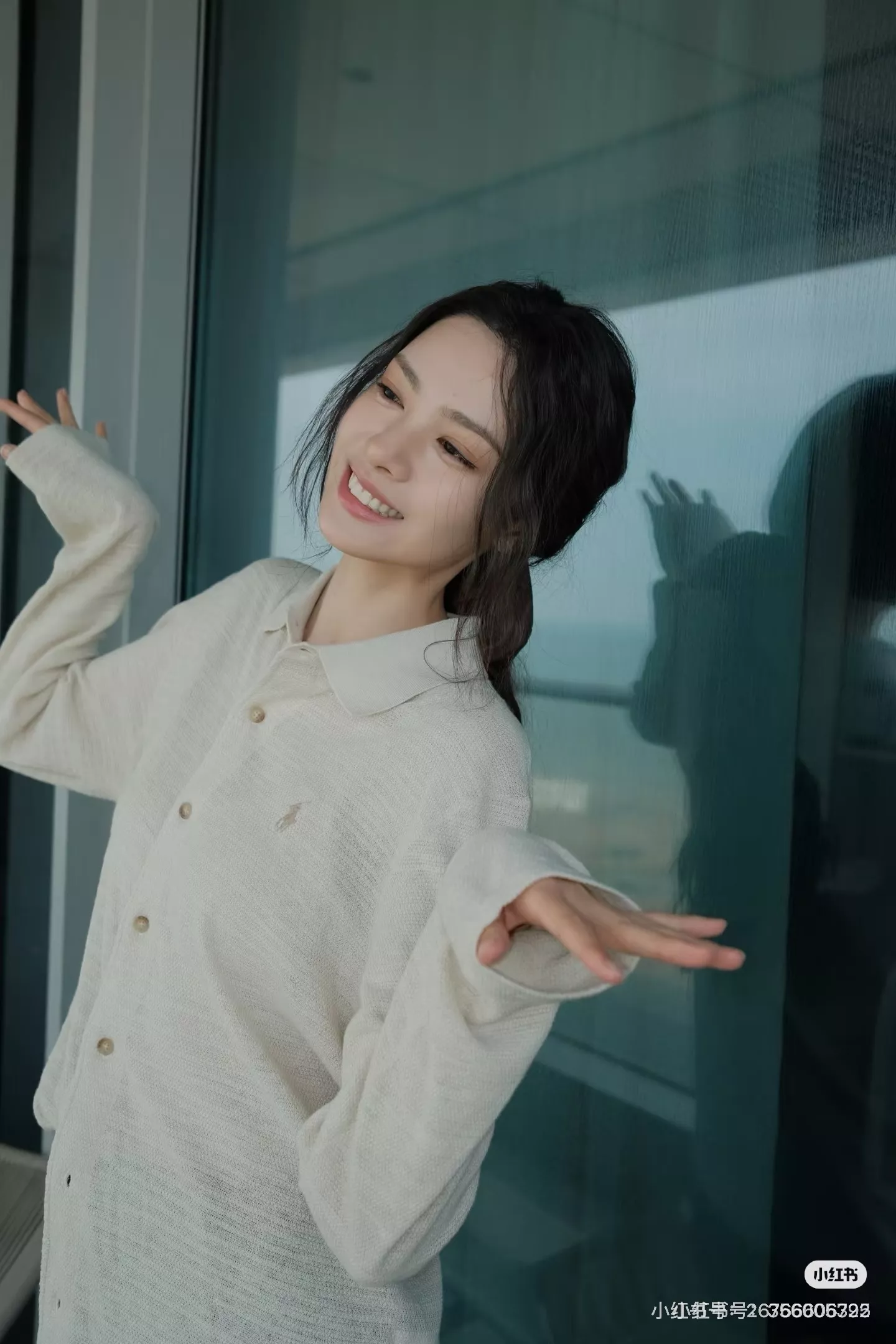 랄프로렌 아마 혼방 남녀공용 긴소매 가디건 상세 이미지 16