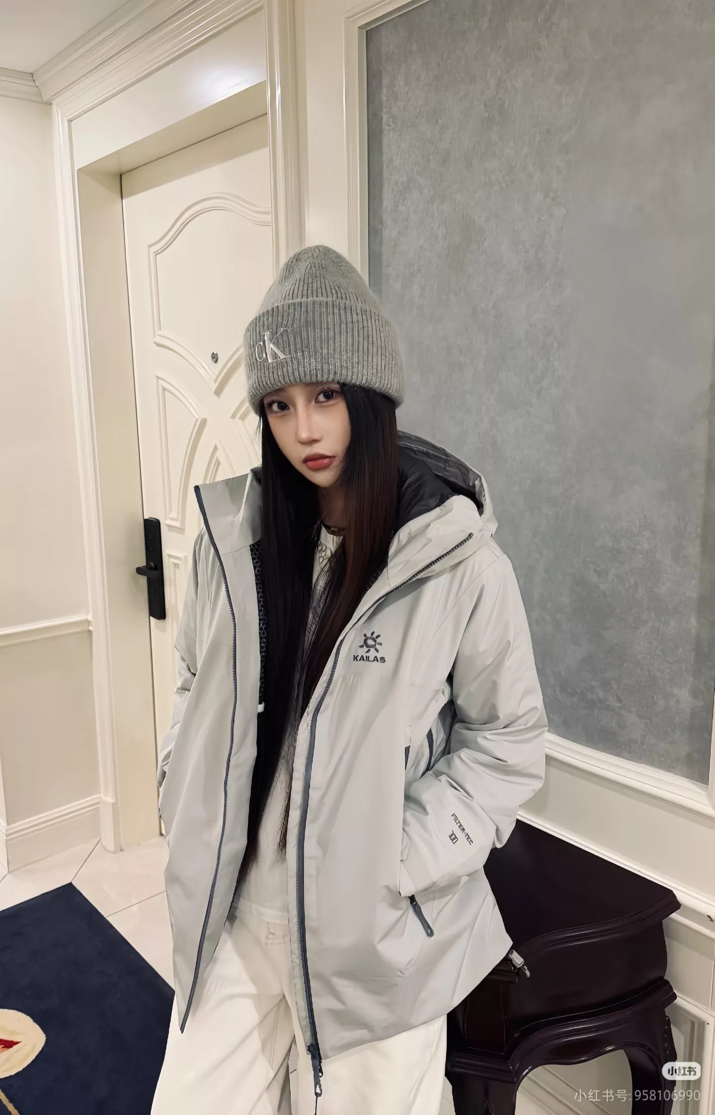 카일라스 하드셸 후드 남녀공용 후드 재킷 상세 이미지 53