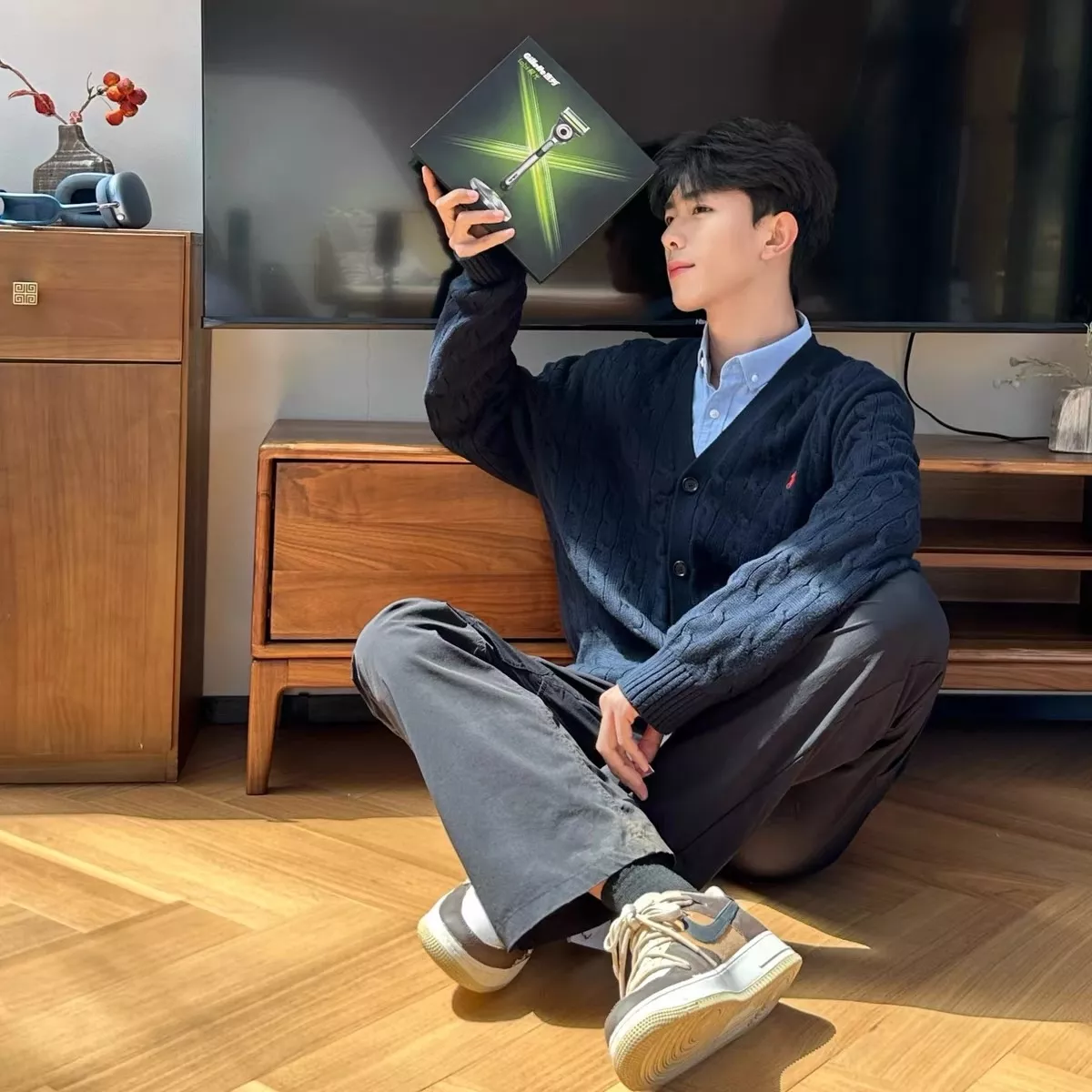 랄프로렌 브이넥 꽈배기 남녀공용 긴소매 가디건 상세 이미지 30