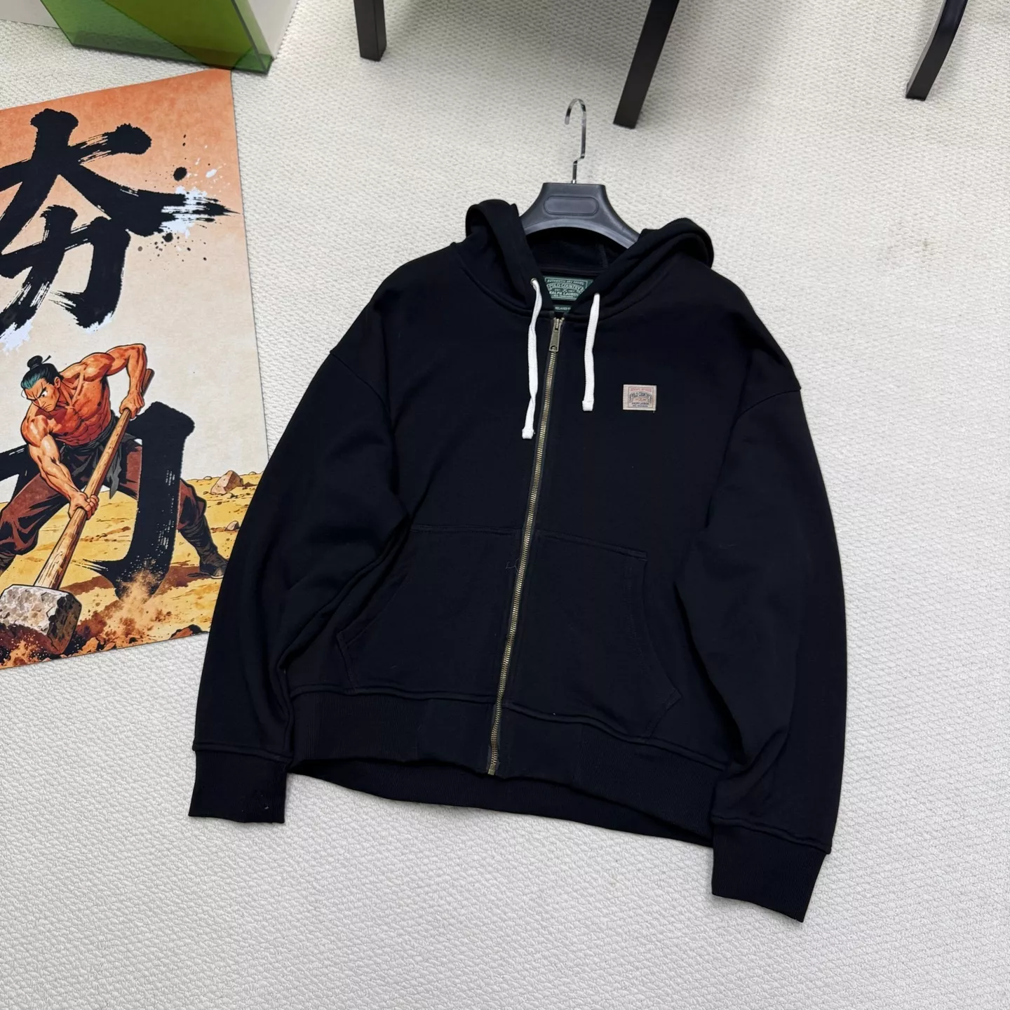 랄프로렌 루즈핏 자수 남녀공용 후드 재킷 상세 이미지 9