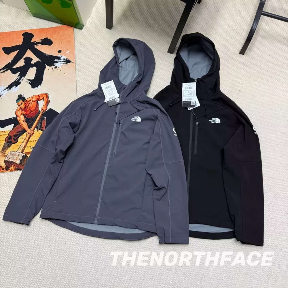 노스페이스 소프트셸 스트링 남녀공용 후드 재킷