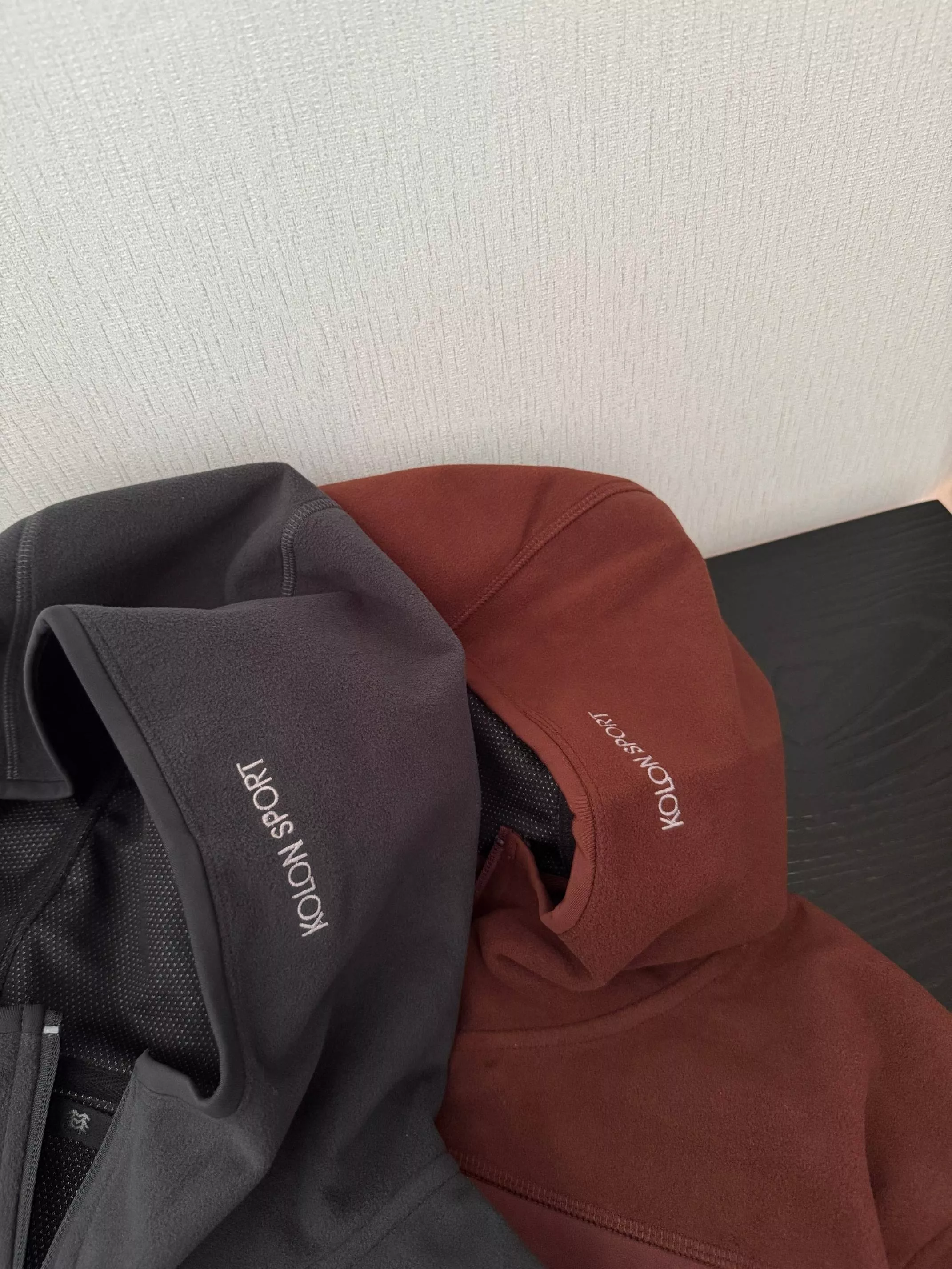 코오롱스포츠 플리스 안감 남녀공용 후드 재킷 상세 이미지 12