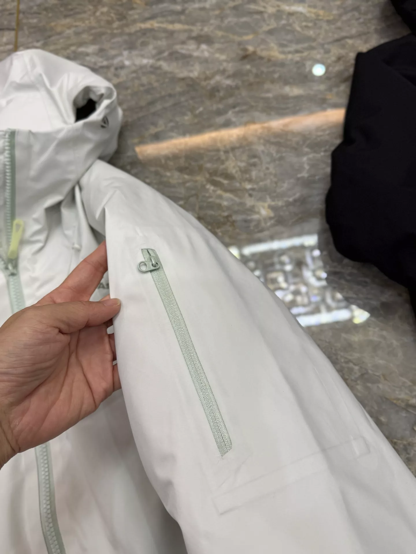 카일라스 솜 충전 후드 남녀공용 후드 재킷 상세 이미지 31