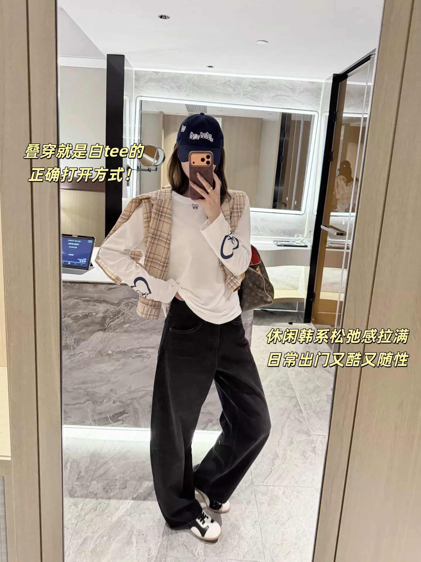 어반소피스티케이션 라운드넥 프린트 여성용 긴소매 티셔츠 상세 이미지 52