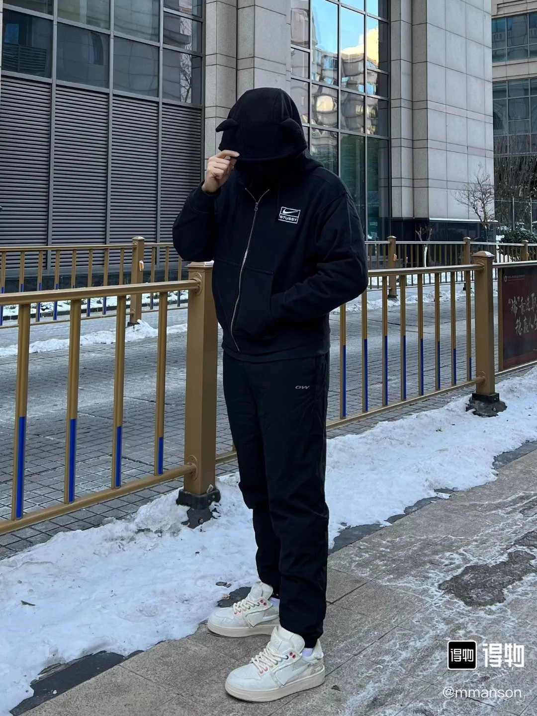 나이키 로고 자수 후드 남녀공용 후드 재킷 상세 이미지 28