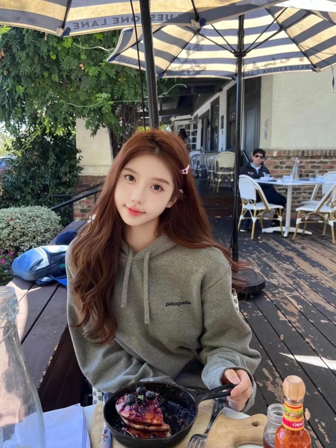 파타고니아 웨이브 프린트 남녀공용 후드 티셔츠 상세 이미지 42