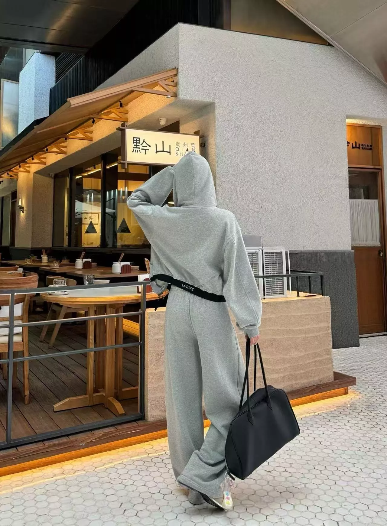 로에베 후드 집업 와이드 여성용 상하의 세트 상세 이미지 15