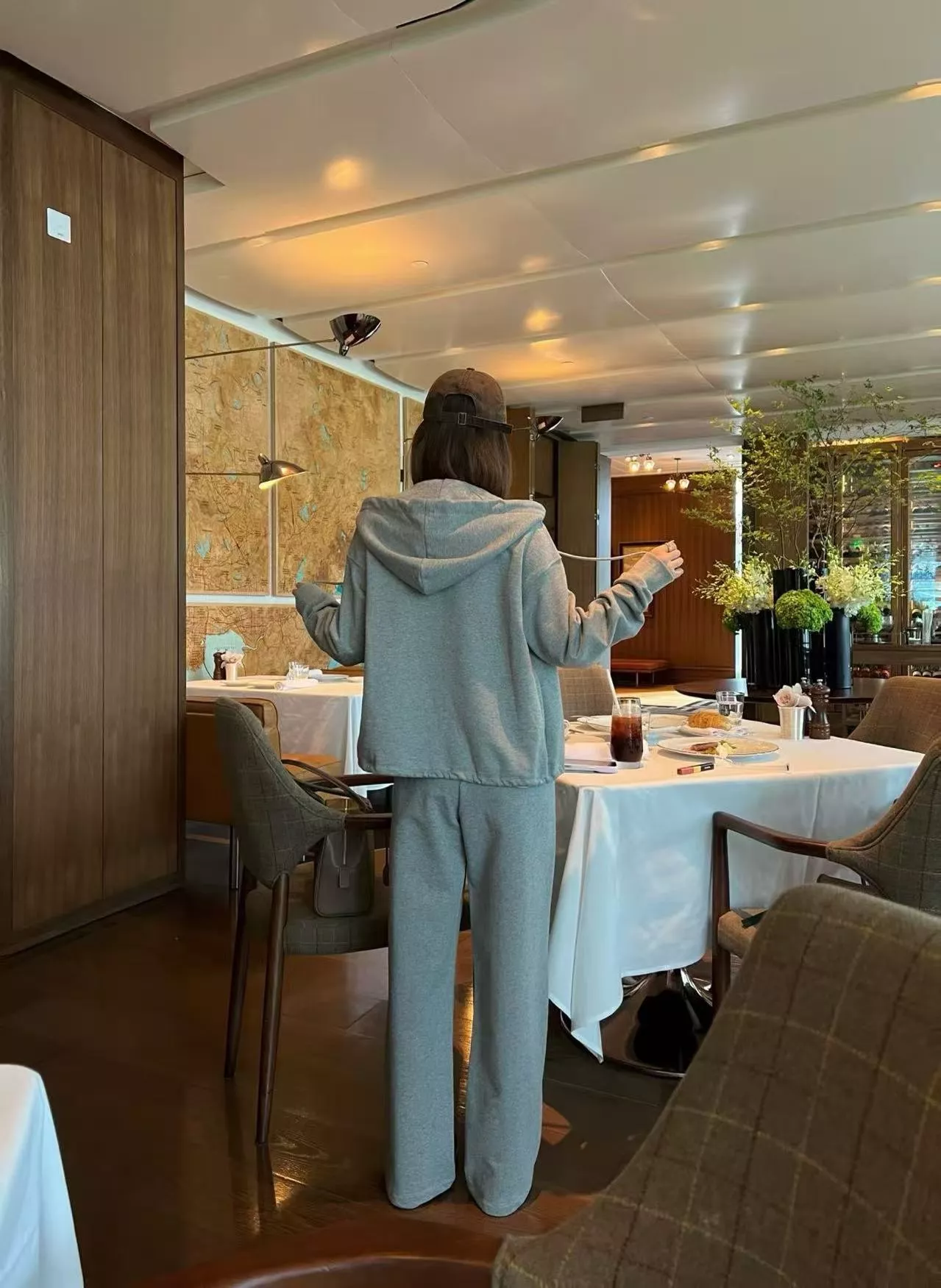 셀린느 후드·와이드 여성용 상하의 세트 상세 이미지 28