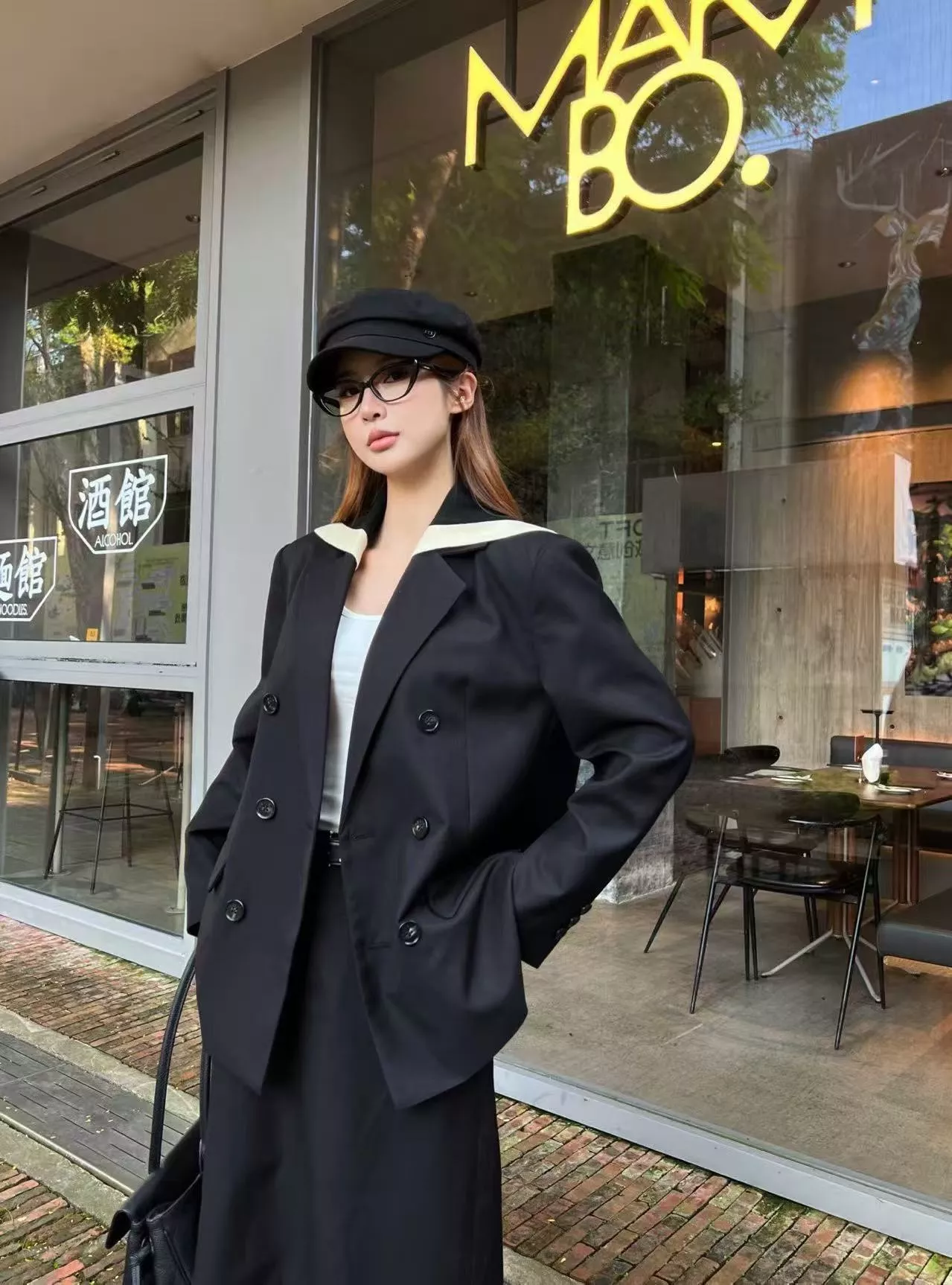 샤넬 니트 숄 더블 버튼 여성용 정장 재킷 상세 이미지 17