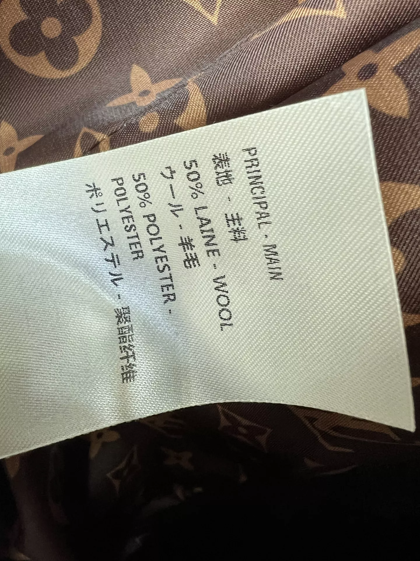 루이비통 숄칼라 벨트 모직 여성용 하프 코트 상세 이미지 9