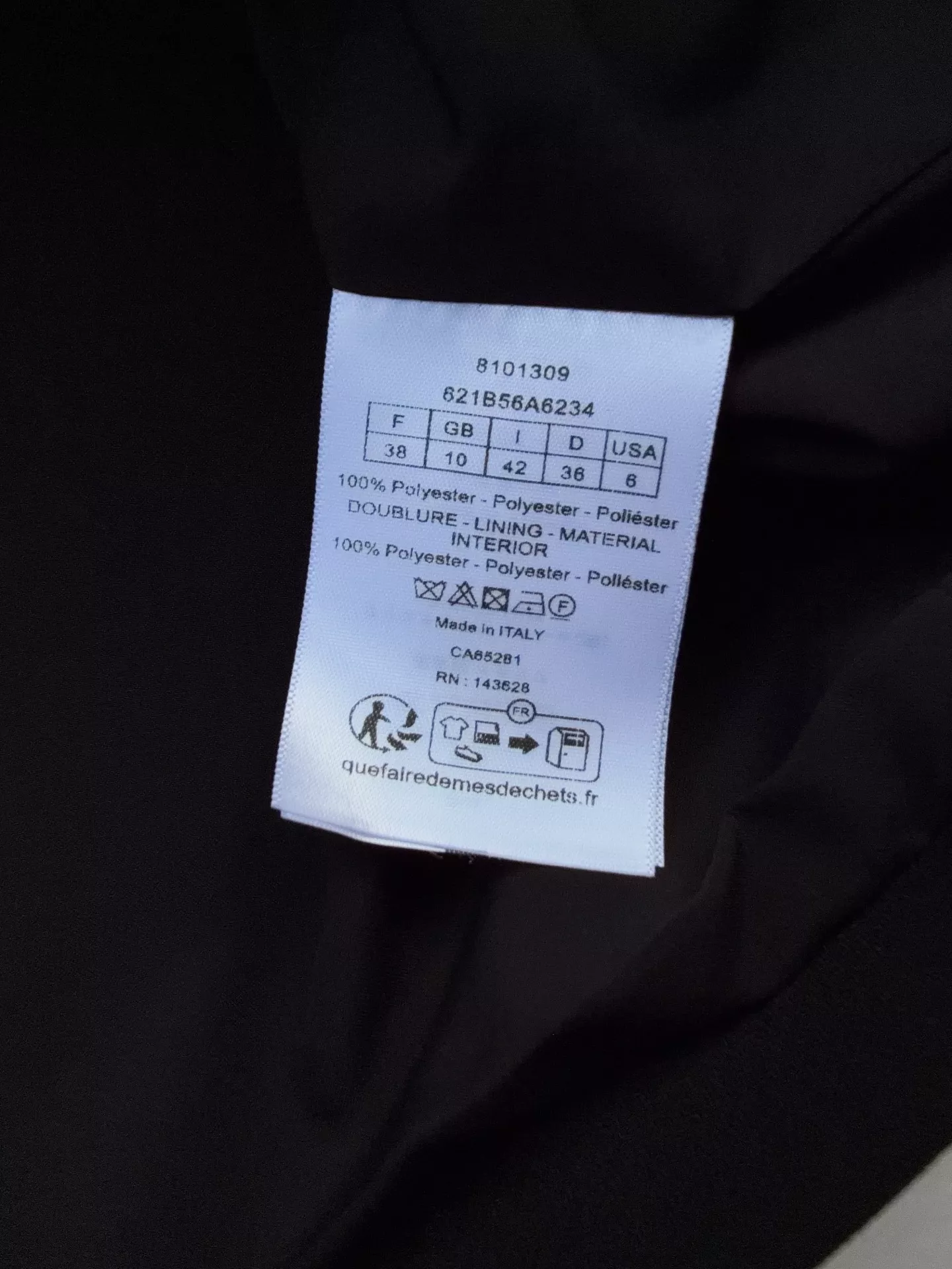 디올 리본 장식 라운드넥 여성용 버튼 재킷 상세 이미지 9