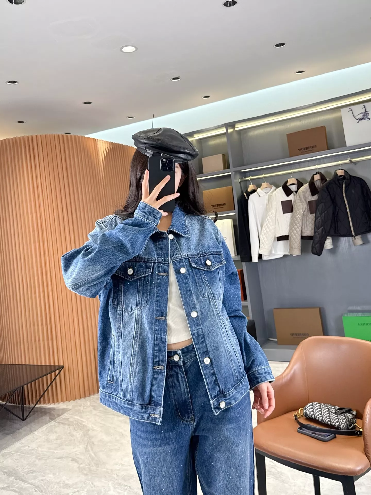 루이비통 워싱 큐빅 데님 남녀공용 상하의 세트 상세 이미지 66