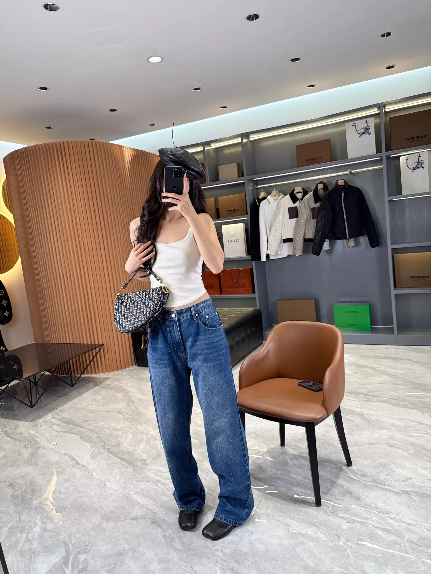 루이비통 워싱 큐빅 데님 남녀공용 상하의 세트 상세 이미지 73