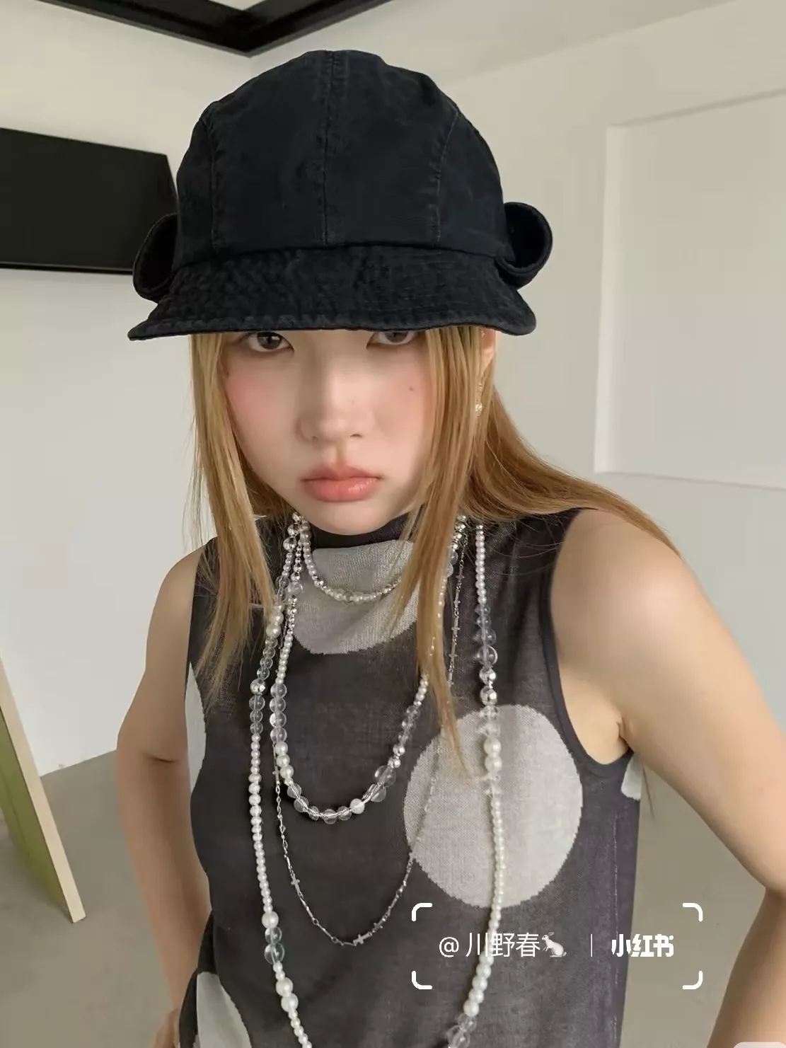 노브랜드 워싱 빈티지 접이식 귀 덮개 볼캡 상세 이미지 6