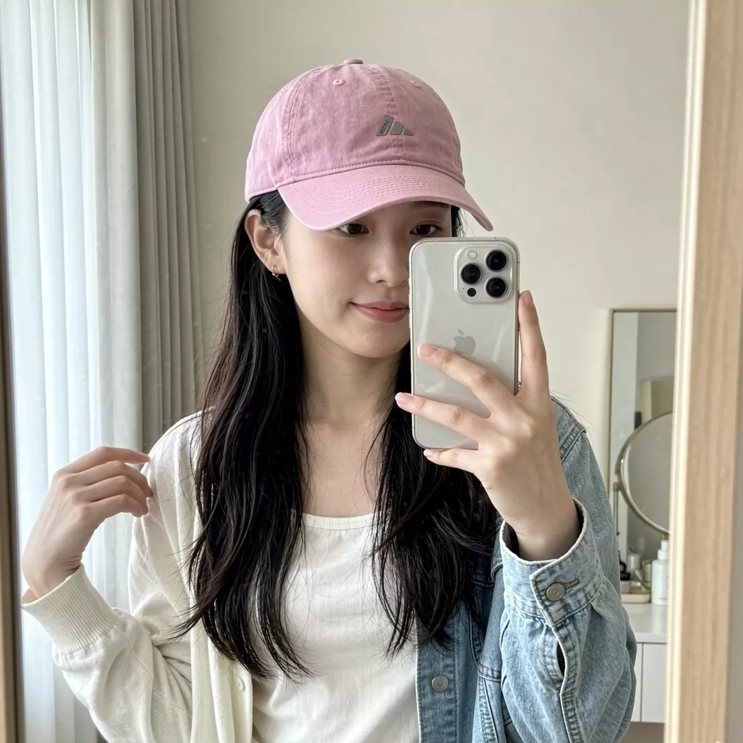 아디다스 전면 로고 곡선 챙 클래식 볼캡 상세 이미지 19